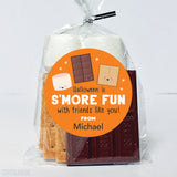 "S'More Fun With Friends Like You" Halloween Stickers
