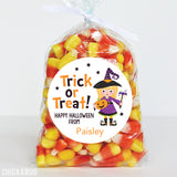 Cute Witch Halloween Stickers - Blonde