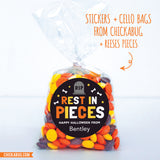 "Rest in Pieces" Halloween Stickers