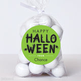 Spiderwebs "Happy Halloween" Stickers