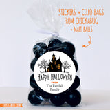 Haunted House Halloween Stickers