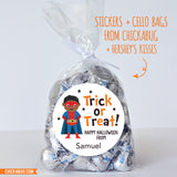 SuperKid Halloween Stickers - African-American
