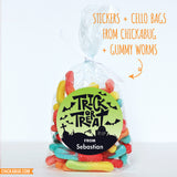 Graveyard Halloween Stickers