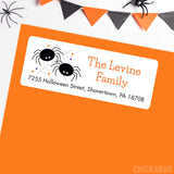 Spiders Halloween Address Labels
