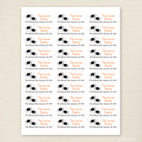 Spiders Halloween Address Labels