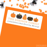 Pumpkins Halloween Address Labels