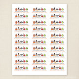 Halloween Owls Address Labels