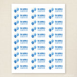 Hanukkah Dreidel Address Labels