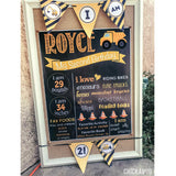 Construction Birthday Party Printable Decor Kit (Digital File)