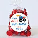 Monster Truck Last Day of School Stickers