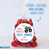 Monster Truck Last Day of School Stickers