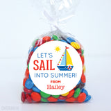 Sailboat Last Day of School Stickers