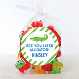 Alligator Last Day of School Stickers