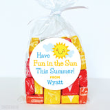 "Fun in the Sun" Last Day of School Stickers