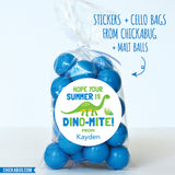 Dinosaur Last Day of School Stickers