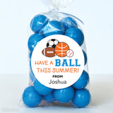 Sports "Have a Ball" Last Day of School Stickers
