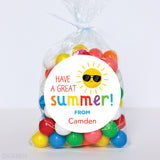 Sun Last Day of School Stickers