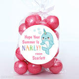 Narwhal Last Day of School Stickers