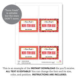 Country Western Party Table Tent Cards (EDITABLE INSTANT DOWNLOAD)