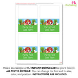 Farm Party Table Tent Cards (EDITABLE INSTANT DOWNLOAD)