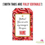 Country Western Party Favor Tags (EDITABLE INSTANT DOWNLOAD)