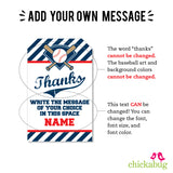 Baseball Party Favor Tags (EDITABLE INSTANT DOWNLOAD)