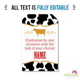 Farm Party Favor Tags (EDITABLE INSTANT DOWNLOAD)