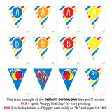 Pool Party Banner (INSTANT DOWNLOAD)