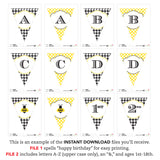 Bumblebee Party Banner (INSTANT DOWNLOAD)