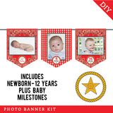 Country Western Party Photo Banner Kit (INSTANT DOWNLOAD)