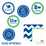 Whale Party Photo Banner Kit (INSTANT DOWNLOAD)