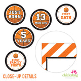 Basketball Party Photo Banner Kit (INSTANT DOWNLOAD)