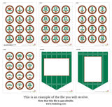 Football Party Photo Banner Kit (INSTANT DOWNLOAD)