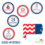 Nautical Party Photo Banner Kit (INSTANT DOWNLOAD)