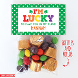 "I'm Lucky To Have You In My Class" St. Patrick's Day Paper Tags and Bags