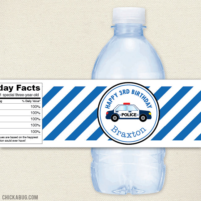 Popsicle Birthday Water Bottle Labels – Chickabug