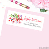 Flower Bouquet Address Labels