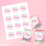 "He Is Risen" Floral Religious Easter Stickers