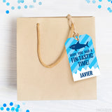 Shark Party Favor Tags (EDITABLE INSTANT DOWNLOAD)