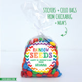 Rainbow Seeds St. Patrick's Day Stickers