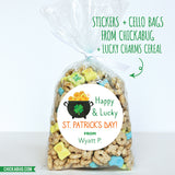 Happy & Lucky St. Patrick's Day Stickers