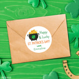 Happy & Lucky St. Patrick's Day Stickers