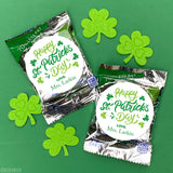 Handwritten Happy St. Patrick's Day Stickers