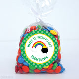 Rainbow and Pot of Gold St. Patrick's Day Stickers