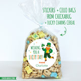 Leprechaun "Lucky Day" St. Patrick's Day Stickers