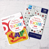 Thank You Teacher Appreciation Stickers