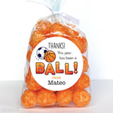 "This Year Has Been a Ball" Gym Teacher Appreciation Stickers