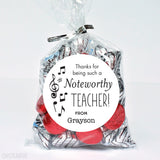 Teacher Appreciation Stickers - Mixed Set - Art, Music, Gym, Tech