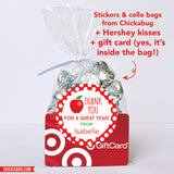 Apple Teacher Appreciation Stickers