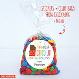 "Thanks a CHOCO-LOT" Appreciation Stickers